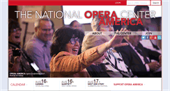 Desktop Screenshot of operaamerica.org